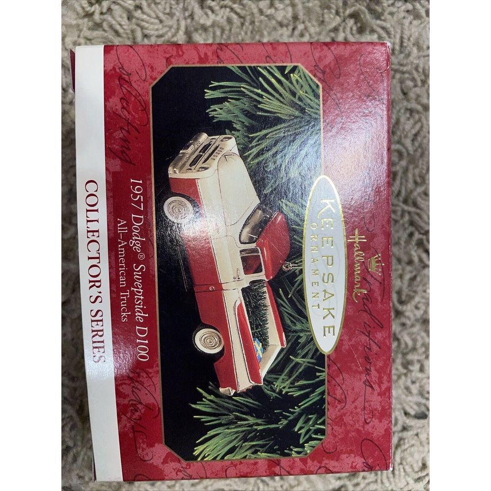 1999 Hallmark 1957 Dodge Sweptside D100‎ All American Trucks Keepsake Ornament